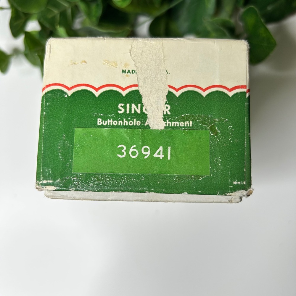Singer Buttonhole‎ Attachment Sewing Machine Part Vintage with Box 36941 - Picture 9 of 12